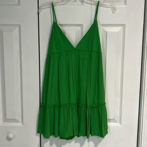 Lime Green Flowey Sundress